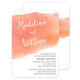 Orange Big Swash Invitations Image 6 of 7